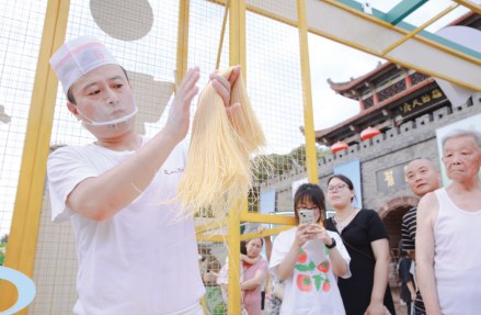 金丝面制作
